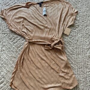 Forever 21 Shiny Gold Dress